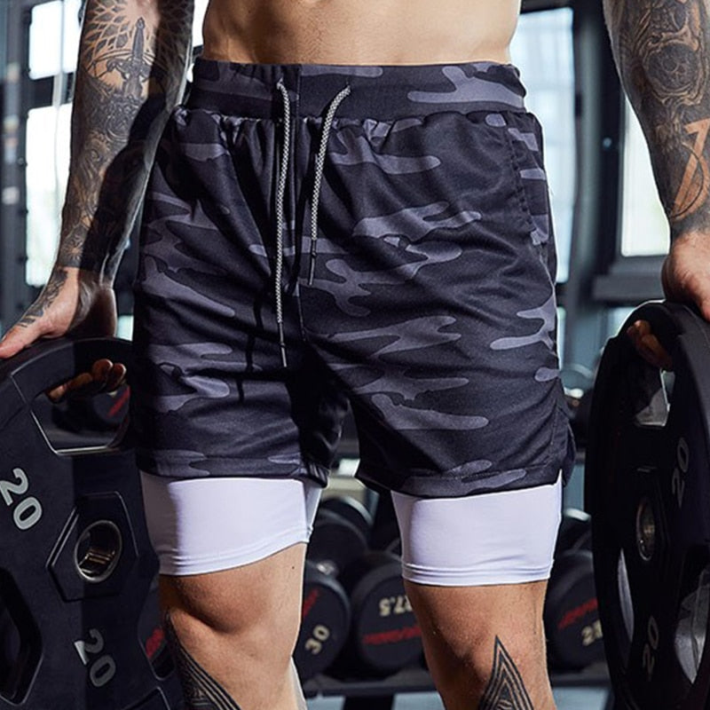 Shorts Para Treino 2 em 1 Esporte