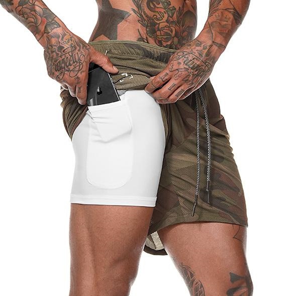 Shorts Para Treino 2 em 1 Esporte